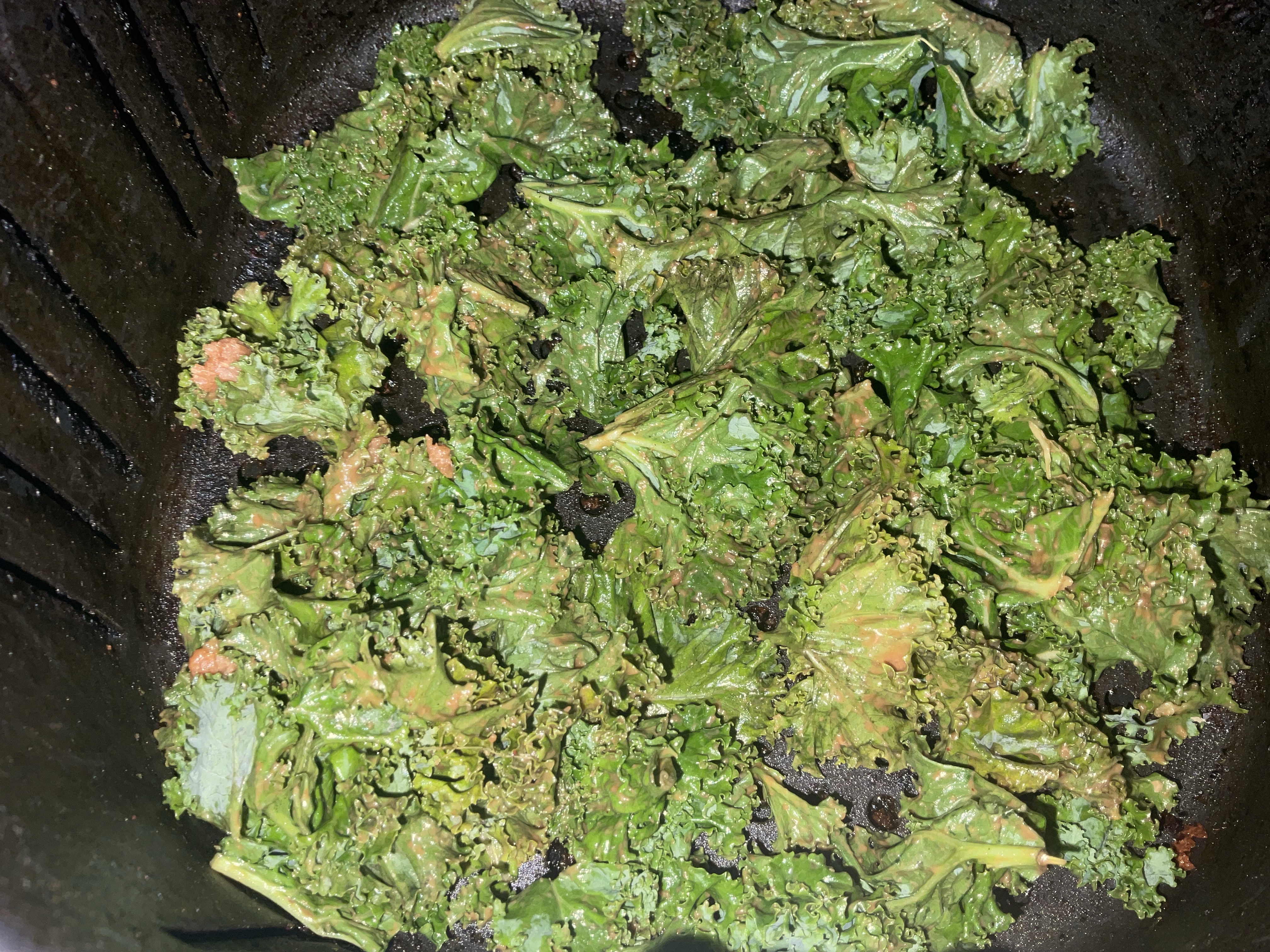 asian kale chips